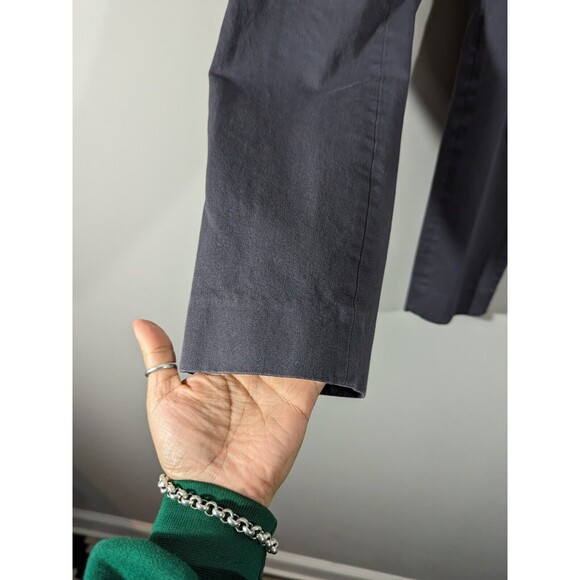 Everlane Grey Mid Rise Casual Work Crop Pants Women Size 6 - Picture 4 of 5